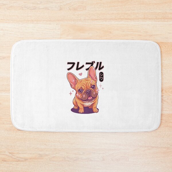 Item preview, Frenchie Wrinkles - Japanese Anime Style Sparkle Illustration designed and sold by fangirl92.