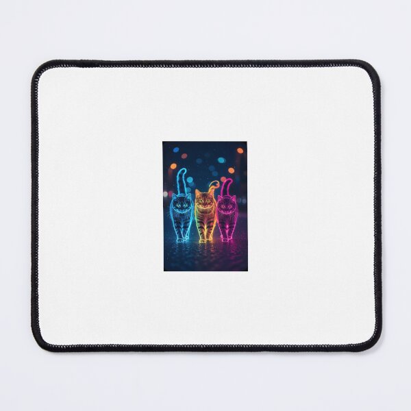 Item preview, Neon cats designed and sold by carlsmart1.