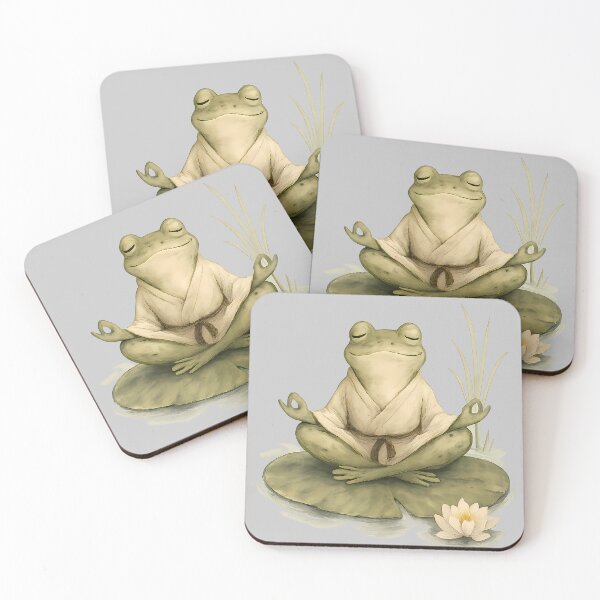 Item preview, Meditation Frog Shirt – Zen Frog Yoga Tee, Mindfulness Graphic T-Shirt designed and sold by Moss & Mellow.