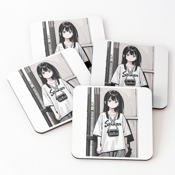 Item preview, Fashion - Man in Black Top Cargo Pants Chain Wallet Streetwear Anime Variant 7 designed and sold by AnimeShin.