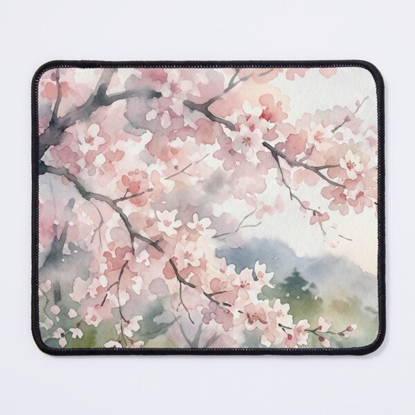Item preview, Soft Watercolor Cherry Blossoms in Spring designed and sold by Owcomm.