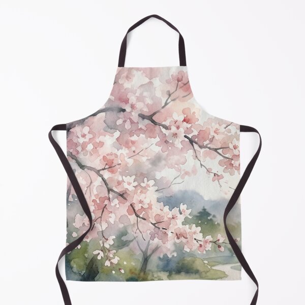Item preview, Soft Watercolor Cherry Blossoms in Spring designed and sold by Owcomm.