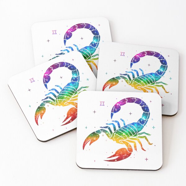 Item preview, Scorpio Rainbow Pride Zodiac Sign designed and sold by EchoPrint Co..