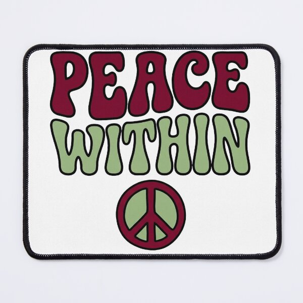 Item preview, Peace Within — Retro Groovy Mindfulness designed and sold by PlushFutura.