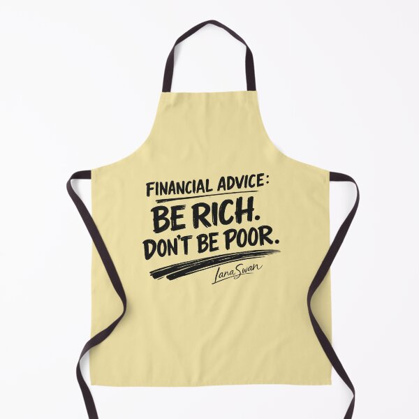 Item preview, BE RICH DON’T BE POOR | Funny Typography Print | Butter Yellow Statement Design designed and sold by BlueberrySwan.