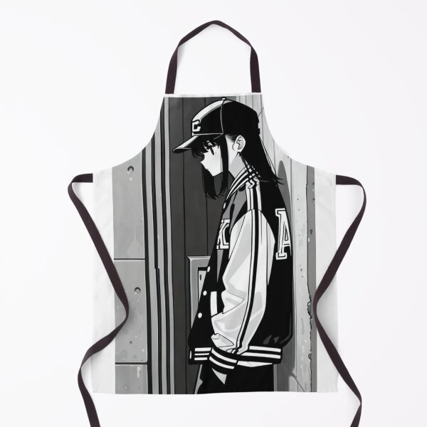 Item preview, Fashion - Man in Black Varsity Jacket Snapback Streetwear Anime Variant 3 designed and sold by AnimeShin.