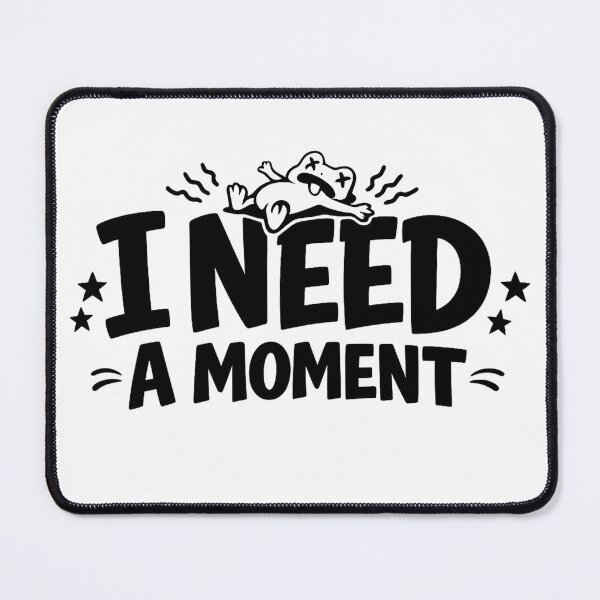 Item preview, I Need A Moment Frog Funny Exhausted Shirt Relatable Humor Gift Introvert Tee Frog Lover Cottagecore Shirt designed and sold by Moss & Mellow.