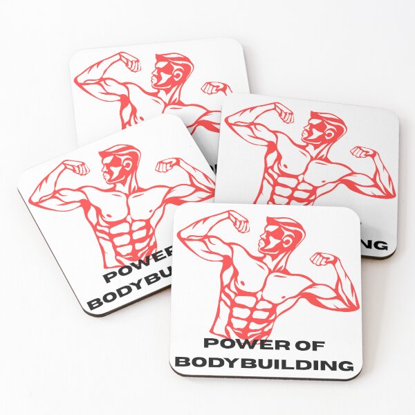 Item preview, Power of Bodybuilding Gym Motivation Muscle Fitness Workout designed and sold by vibecraft_studio2.