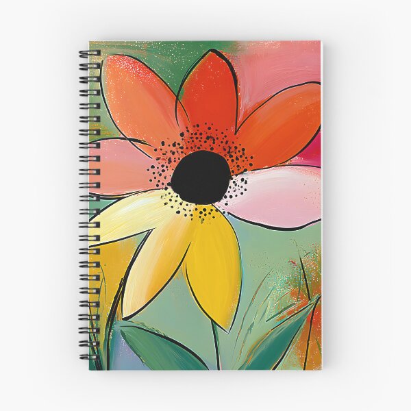 Item preview, Garden of Radiant Color - Blooming Flowers Alive with Bold Reds Yellows and Greens designed and sold by OlfactoART Studio.