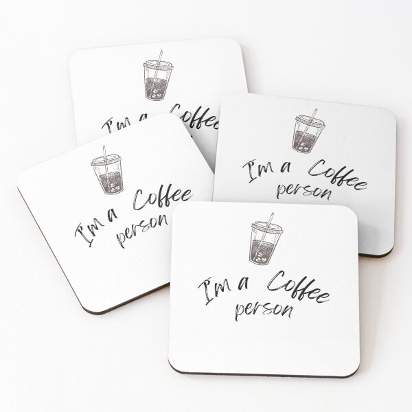 Item preview, I'm a Coffee Person designed and sold by Arcade&Pixel.