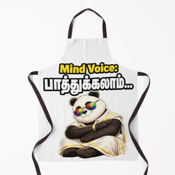 Item preview, Mind Voice Paathukalaam Tamil Quote Sticker | Funny Tamil Panda Meme designed and sold by KS Cosmic Journeys.