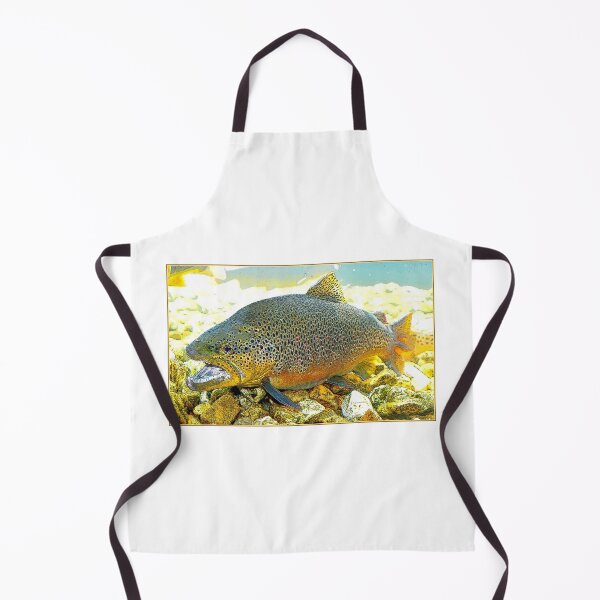 Item preview, Brown Trout in a Mountain Stream, Digital Illustration designed and sold by AMacGPhilly.