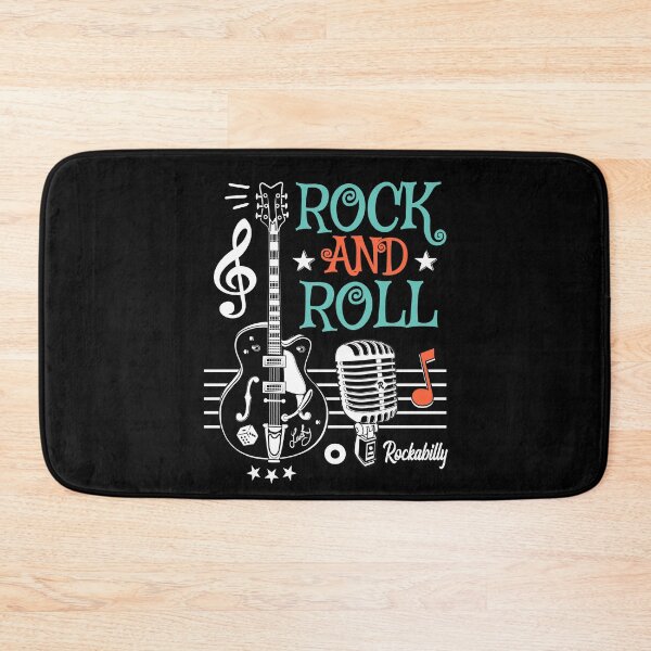 Item preview, Rockabilly Music Classic Rock and Roll Guitar Sock Hop Retro Style Biker designed and sold by MemphisCenter.