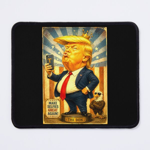 Item preview, Trump Meme King - Make Selfies Great Again Funny Political Satire designed and sold by Doodle-Bloom.