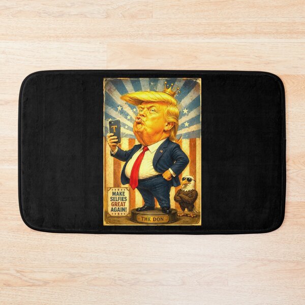 Item preview, Trump Meme King - Make Selfies Great Again Funny Political Satire designed and sold by Doodle-Bloom.