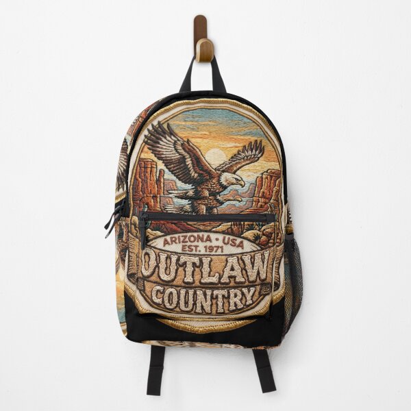 Item preview, Vintage Arizona Desert Eagle - Outlaw Country Western Patch designed and sold by Tel A Pet.