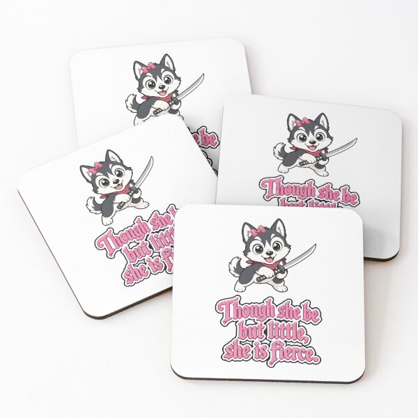 Item preview, Though she be little, she be fierce. Husky, puppy designed and sold by DaveNeurotic.