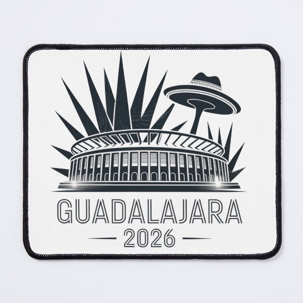 Item preview, Guadalajara 2026  Mexico Football Soccer Souvenir T-Shirt V17 designed and sold by DarylWelsh2024.