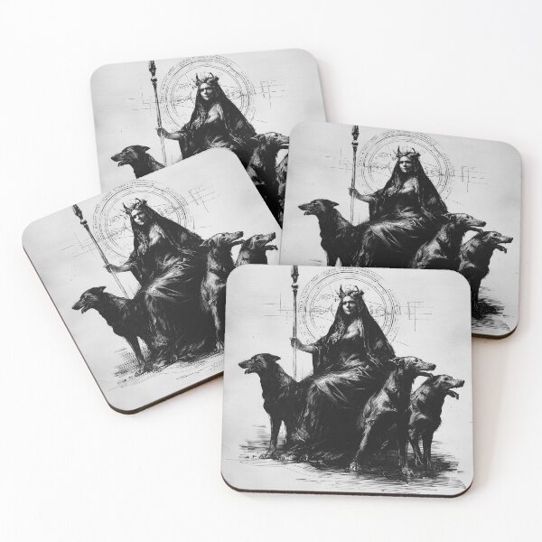 Item preview, Hekate and her hounds designed and sold by MendaciousMina.