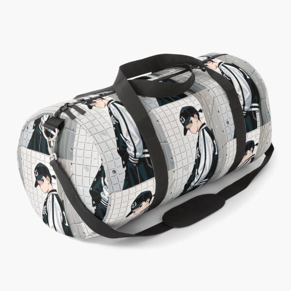 Item preview, Fashion - Man in Black Varsity Jacket Snapback Streetwear Anime Variant 4 designed and sold by AnimeShin.