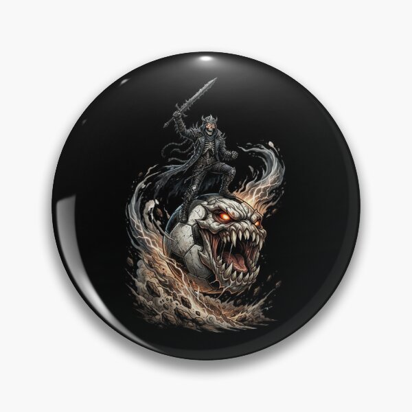 Item preview, Evil Soccer Monster Skeleton Dark Fantasy Art designed and sold by M.Store.