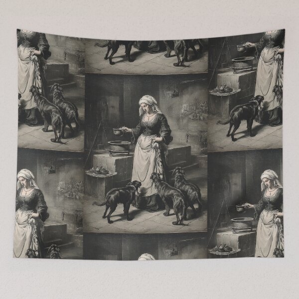 Item preview, Hekate and her hounds designed and sold by MendaciousMina.