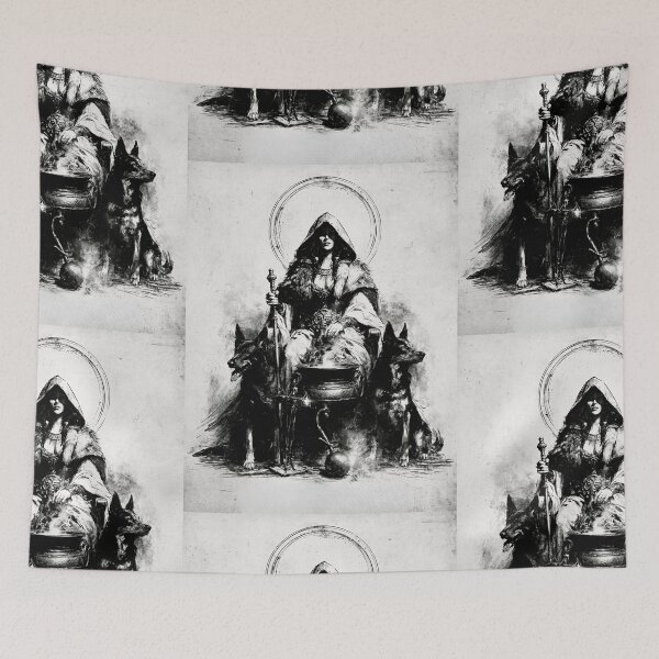 Item preview, Hekate and her hounds designed and sold by MendaciousMina.