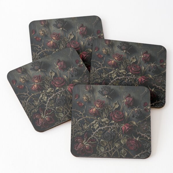 Item preview, Dark Romantic Gothic Roses with Thorns designed and sold by Owcomm.