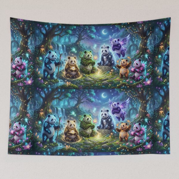Item preview, The Grove of the Mystic Pandas designed and sold by Biaa777.
