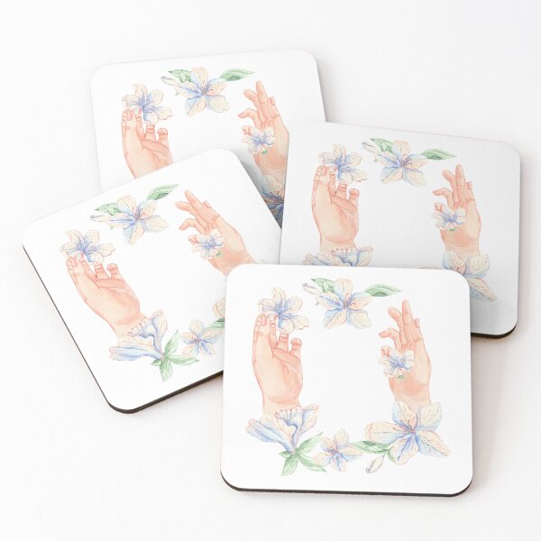 Item preview, women's hands with azaleas designed and sold by Lubakeep-art.