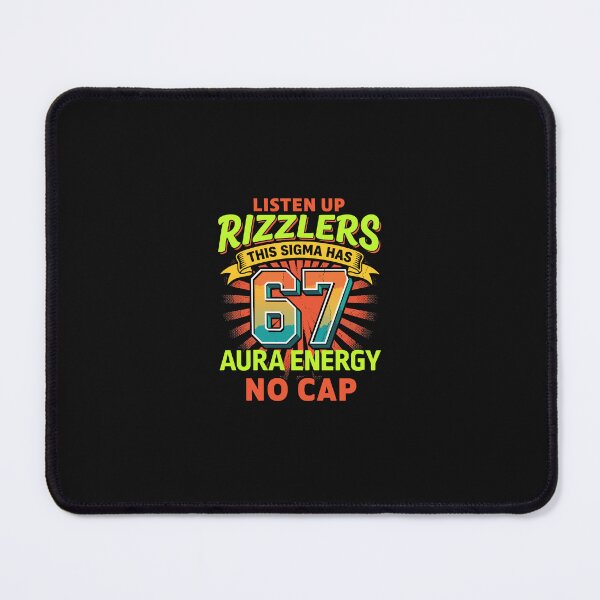 Item preview, Aura farming Listen Up Rizzlers This Sigma Has 67 Aura Energy No Cap Retro designed and sold by Uglyandcute.