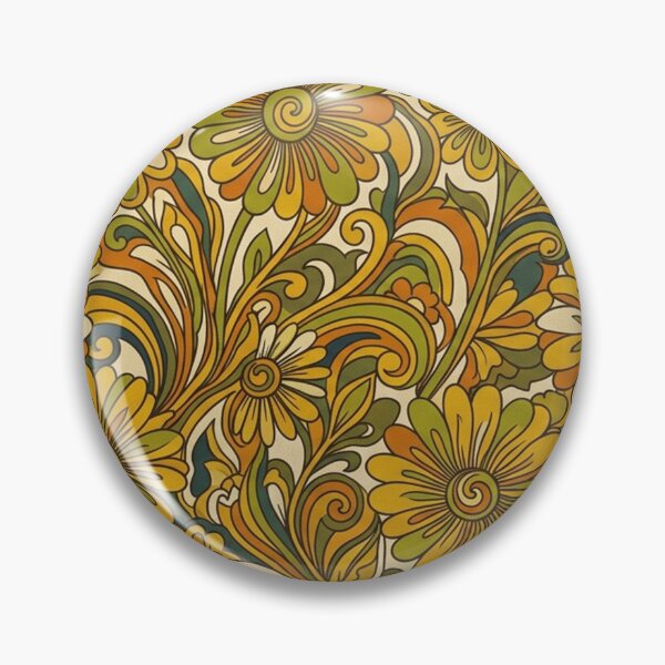 Item preview, Vintage 70s Retro Floral Pattern designed and sold by Owcomm.