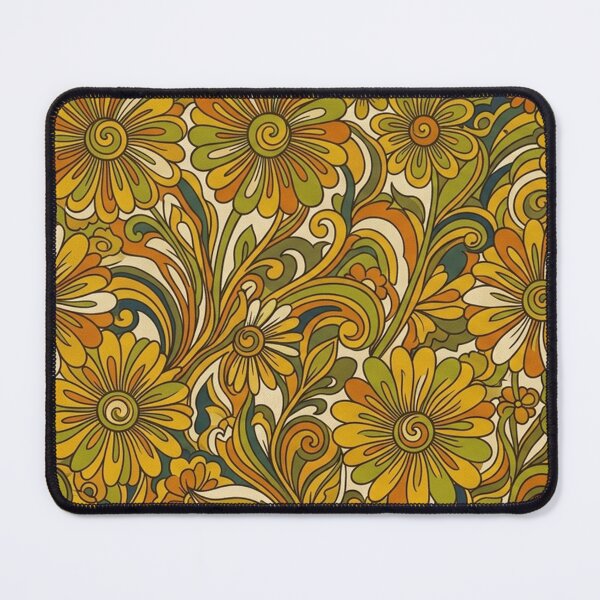 Item preview, Vintage 70s Retro Floral Pattern designed and sold by Owcomm.