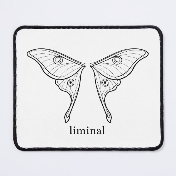 Item preview, Liminal Luna Moth Minimalist Line Art Shirt Witchy Aesthetic Celestial Moth Wing Design Gift designed and sold by Moonveil_Studio.