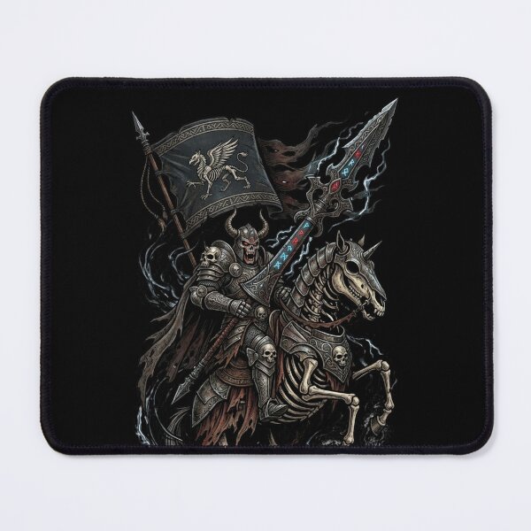 Item preview, Undead Skeleton Knight Riding Skeletal Horse Sea Storm designed and sold by M.Store.
