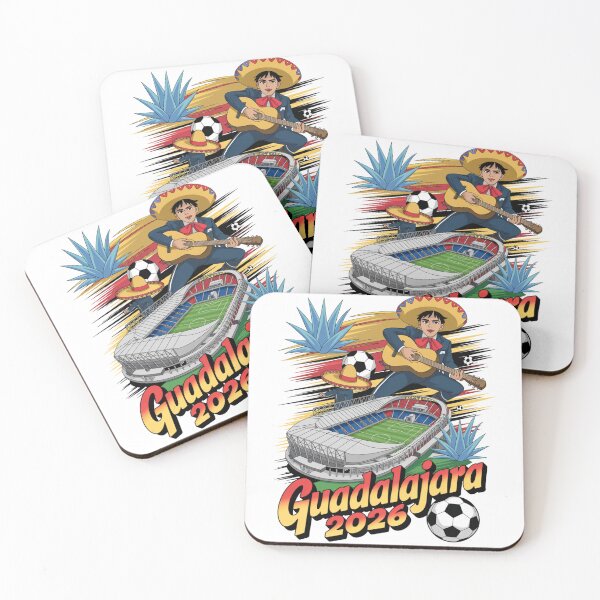 Item preview, Guadalajara 2026  Mexico Football Soccer Souvenir T-Shirt V19 designed and sold by DarylWelsh2024.