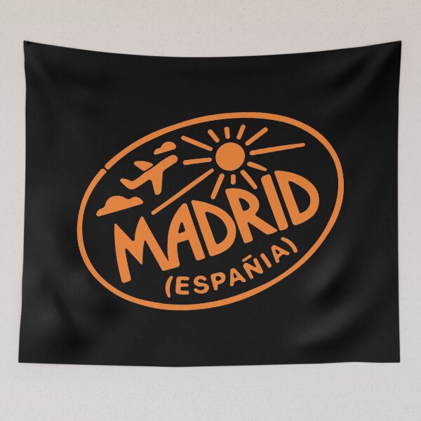 Item preview, Madrid España Retro Travel Badge designed and sold by Zerhof.