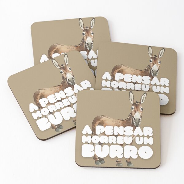 Item preview, A Donkey Died From Thinking (Portuguese Version) designed and sold by DILMIK..