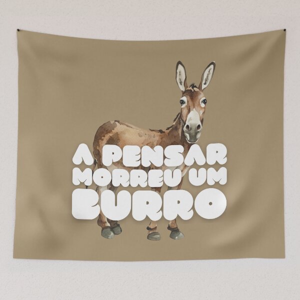 Item preview, A Donkey Died From Thinking (Portuguese Version) designed and sold by DILMIK..