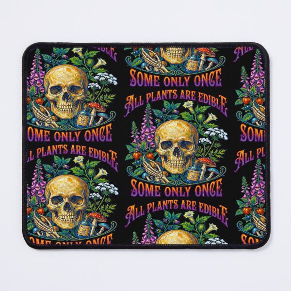 Item preview, Funny Skull Botanical Mushroom Plants designed and sold by TeeARTHY.