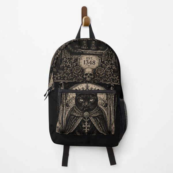 Item preview, Pestilence Supervisor – Medieval Gothic Cat | Dark Humor Black Death Design designed and sold by Jankes88.