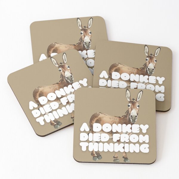Item preview, Copy of A Donkey Died From Thinking (Portuguese Version) designed and sold by DILMIK..