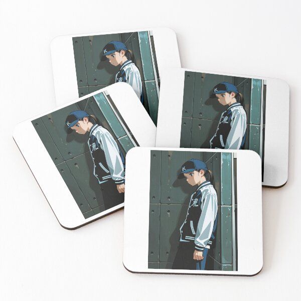 Item preview, Fashion - Man in Black Varsity Jacket Snapback Streetwear Anime Variant 6 designed and sold by AnimeShin.