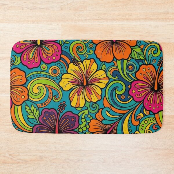 Item preview, Vibrant Tropical Hibiscus Floral Pattern designed and sold by Owcomm.