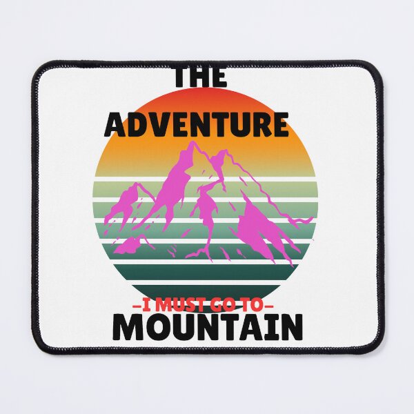 Item preview, Retro Sunset Adventure Mountain Call Vintage Hiking Explorer designed and sold by vibecraft_studio2.