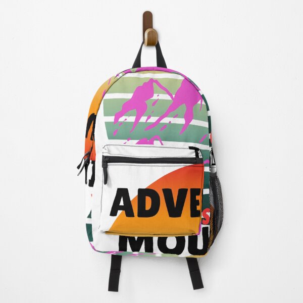 Item preview, Retro Sunset Adventure Mountain Call Vintage Hiking Explorer designed and sold by vibecraft_studio2.