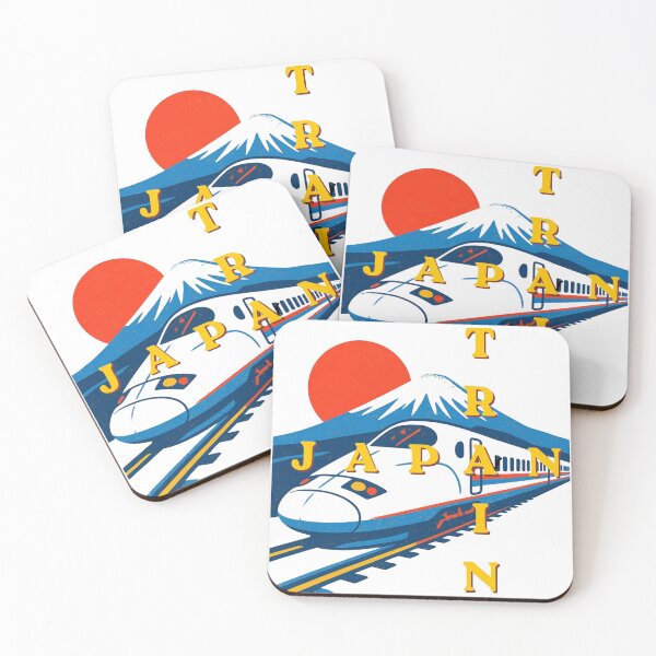 Item preview, Japan Train | Shinkansen Bullet Train Retro Travel Poster designed and sold by YOHAKU.489.