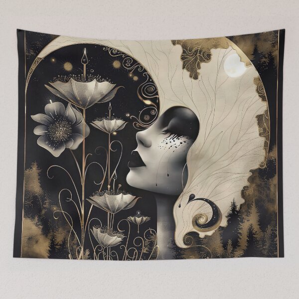Item preview, The Nocturnal Gilded Solitude designed and sold by bloorose.