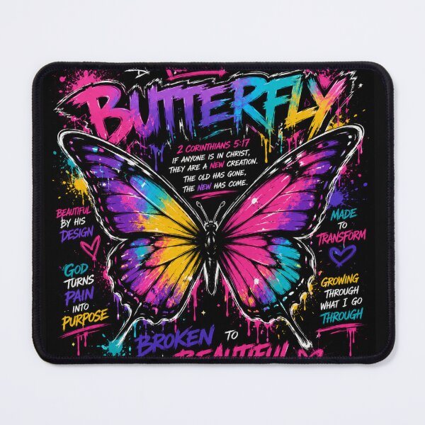 Item preview, Broken To Beautiful Butterfly Design designed and sold by ButterflyHolly Resource.