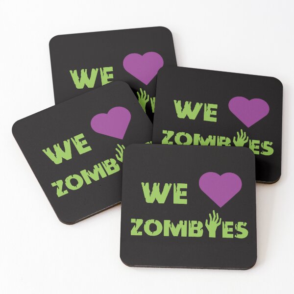 Item preview, We Love Zombies Horror Fan designed and sold by ElectroSphere46.